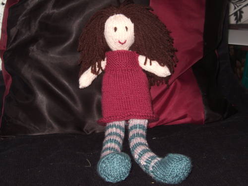 knit rag doll